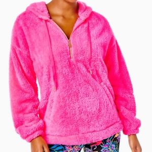 Lilly Pulitzer Suri Sherpa Hoodie Popover